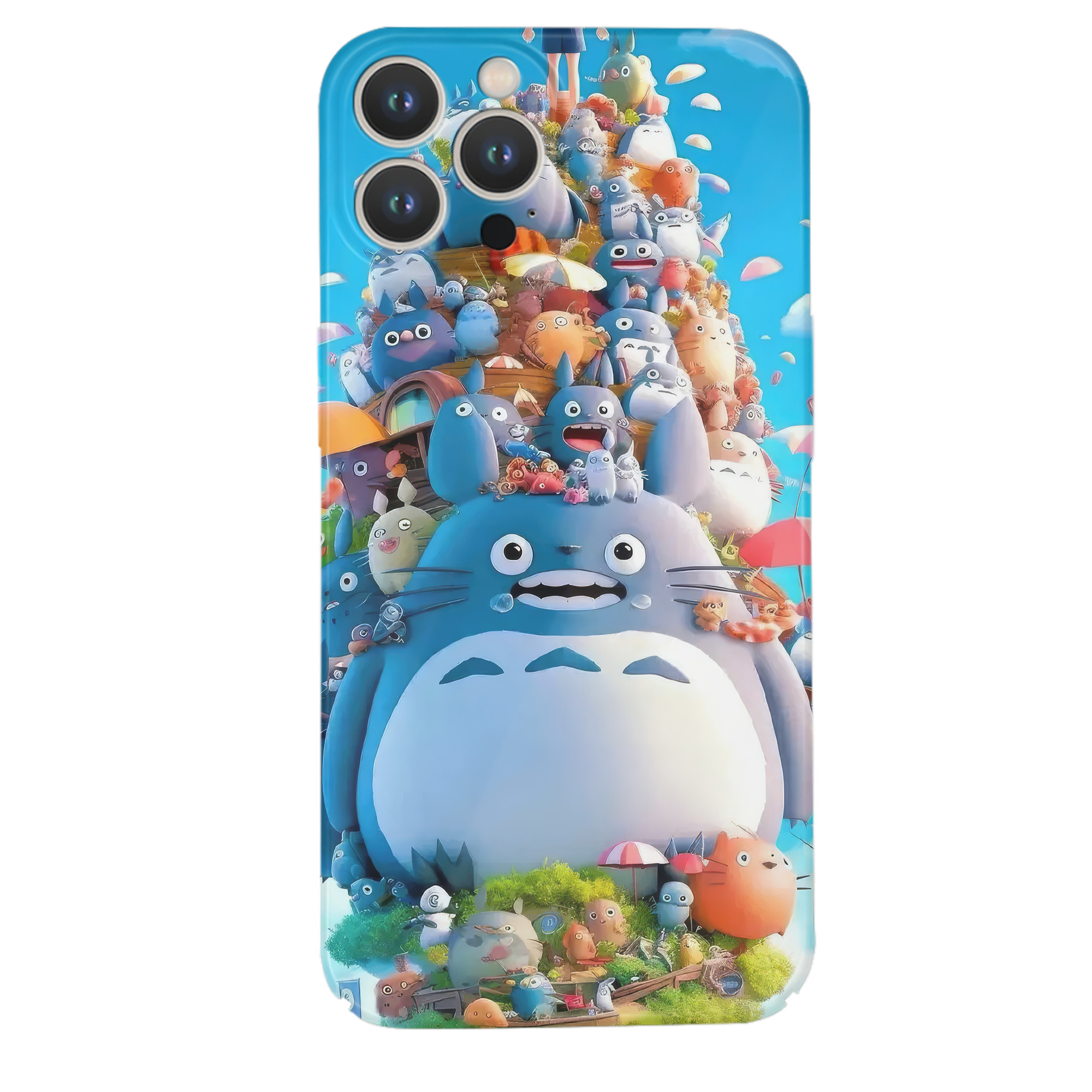 （画像用） となりのトトロ 草壁メイ 草壁サツキ My Neighbor Totoro Satsuki Kusakabe Mei Kusakabe 【iPhone 14シリーズ対応】ハードケース